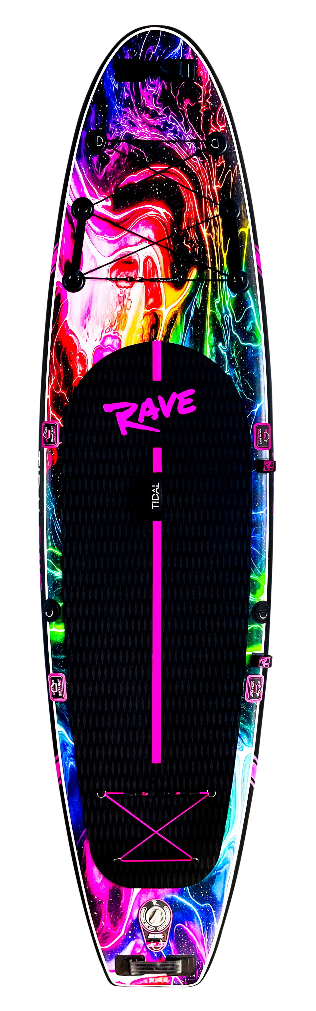 Tidal Rave Paddleboard 10'6" - Inflatable SUP Acrylic - Infinity Design