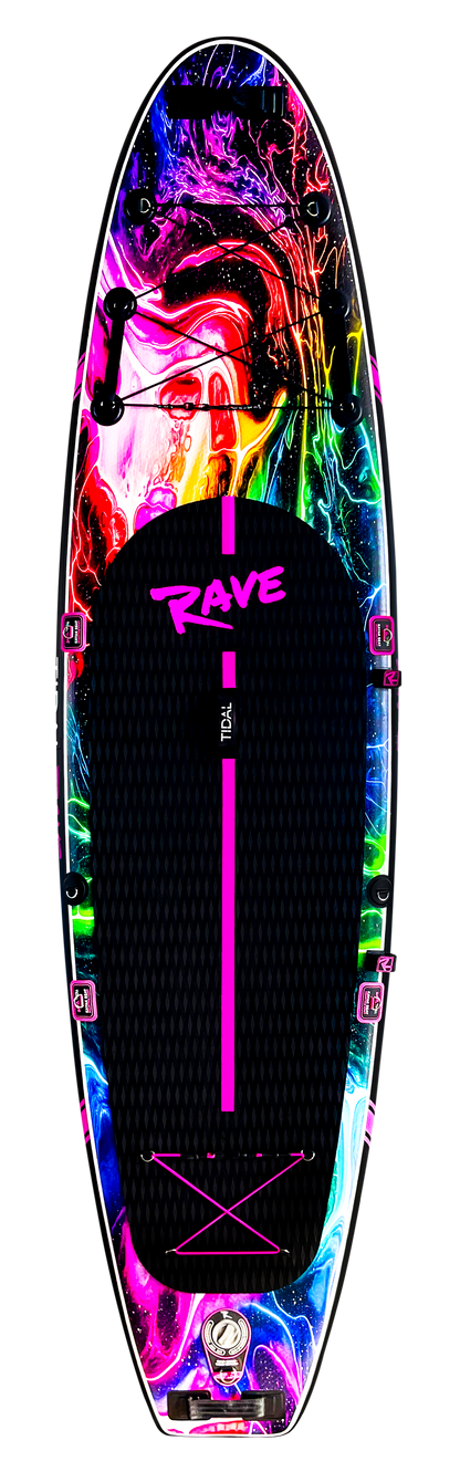 Tidal Rave Paddleboard 10'6" - Inflatable SUP Acrylic - Infinity Design