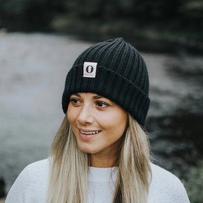 Nørlo Outdoor Beanie - Alpaca Wool - Peatlands Black