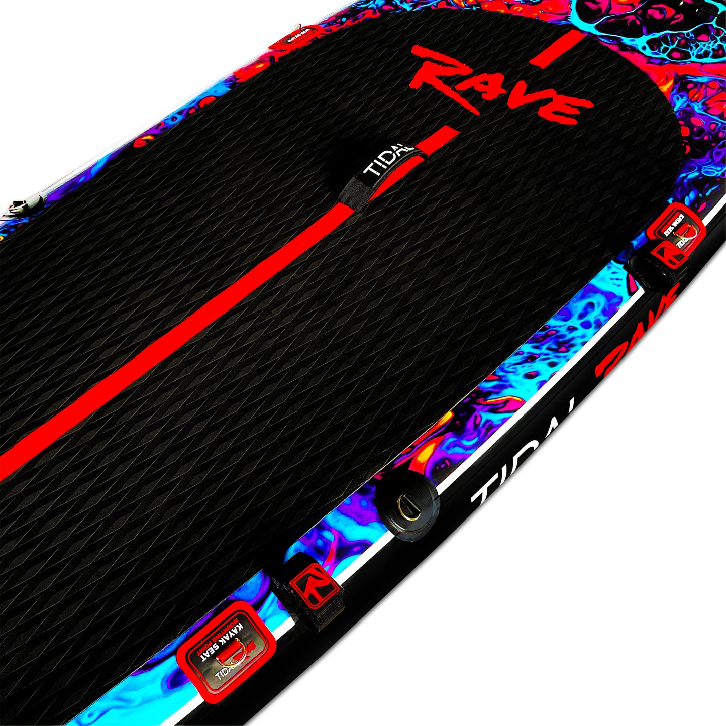 Tidal Rave Paddleboard 10'6" - Inflatable SUP Acrylic - Scorch Design